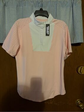Free Ride Equestrian Shirt in Light Pink